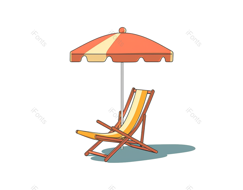 元素图片,立体元素,夏天PNG,海边免抠素材